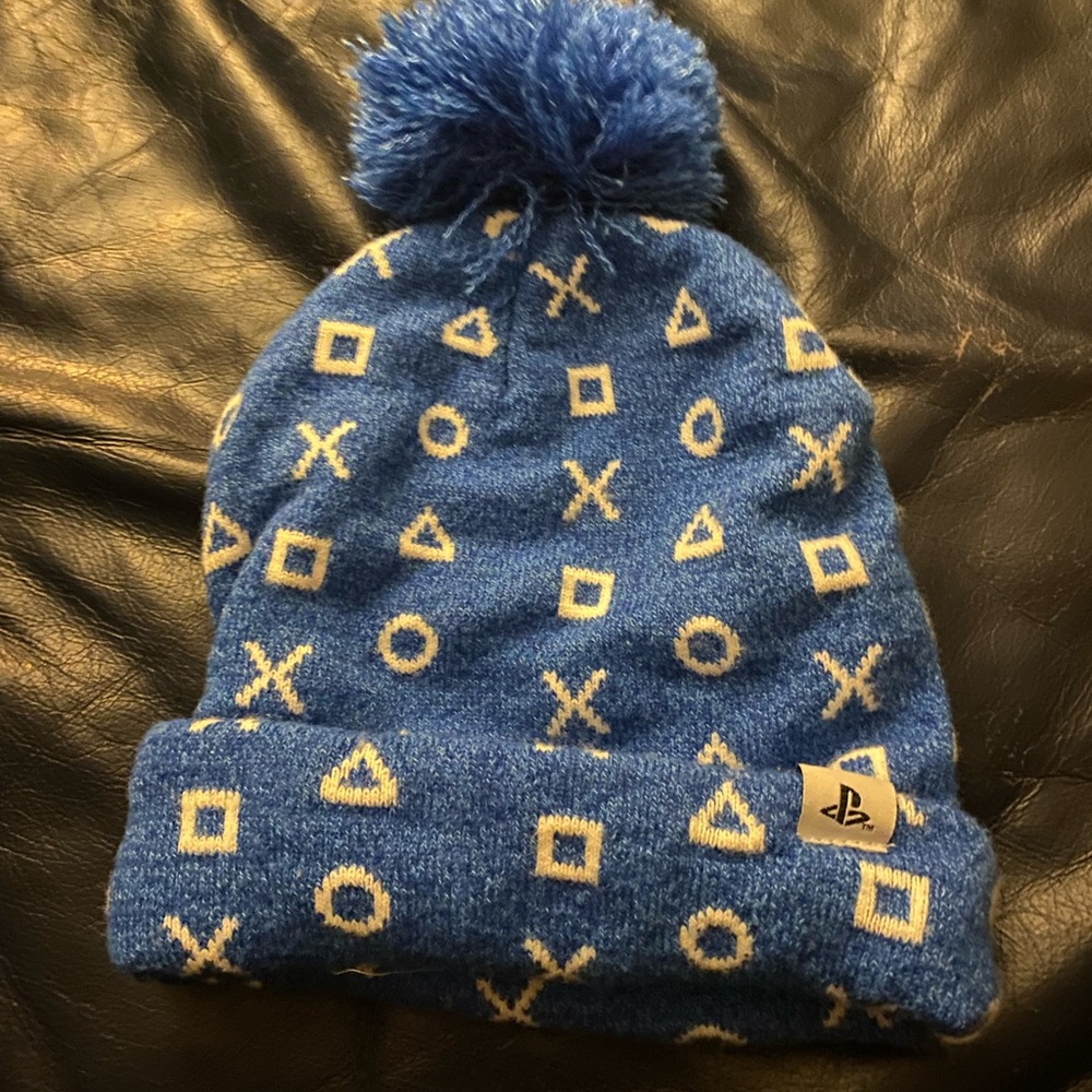 Sony Blue and White PlayStation Beanie